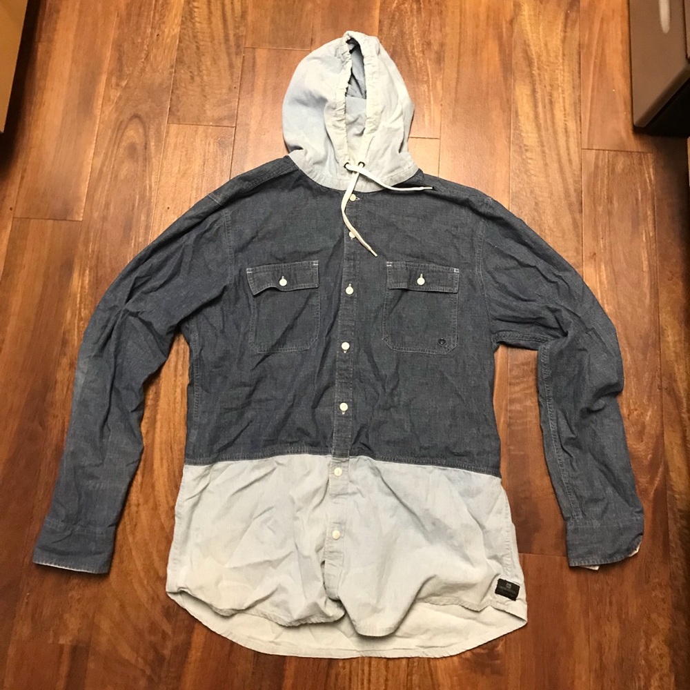 Denim long sleeve jacket